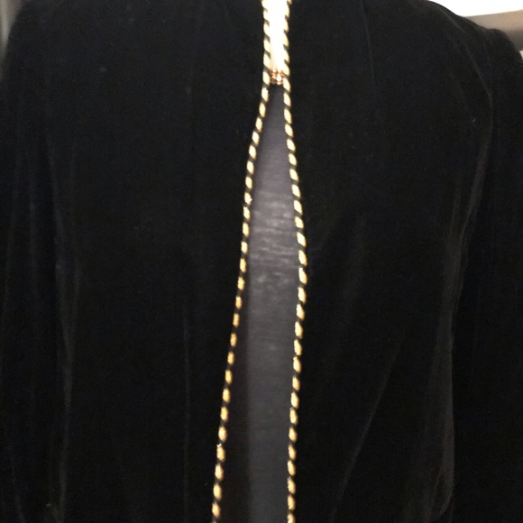 Neiman Marcus Black Velvet Jacket - Picture 3 of 5